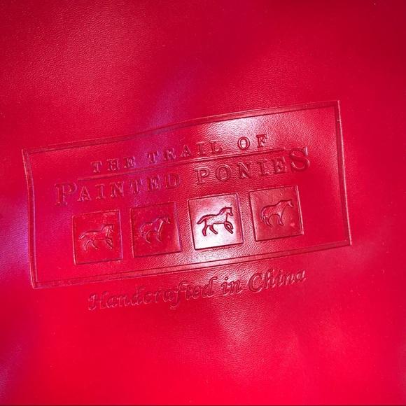 RARE Trail of Painted Ponies Holiday Boot Stocking - Picture 7 of 10